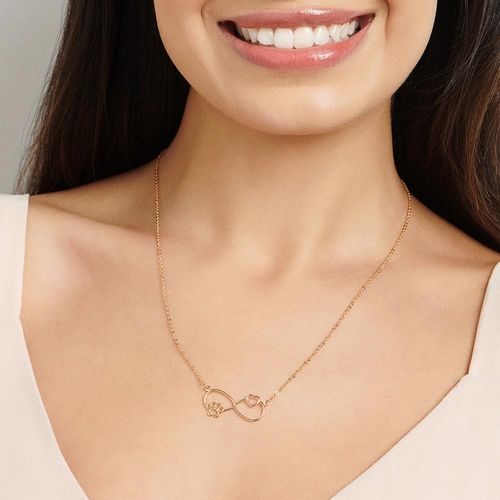 GOLD PETS FOREVER NECKLACE