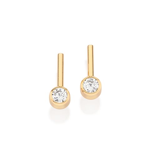 GOLD SIMPLE EVERYDAY STUDDED EARRINGS