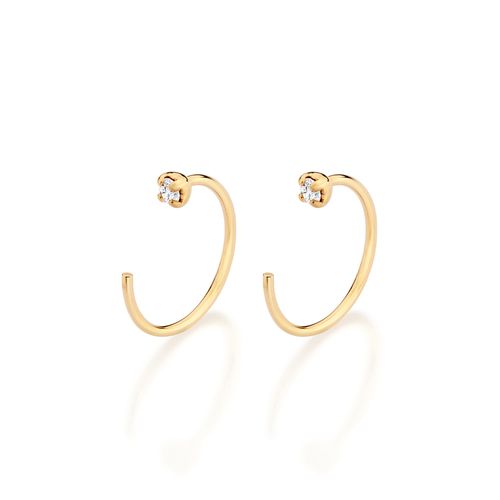 GOLD ESSENTIAL HUGGIE EARRINGS