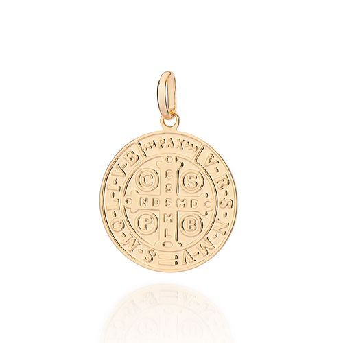 GOLD SAINT BENEDICT’S CROSS PENDANT