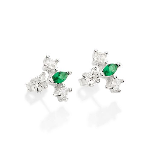 SILVER 925 MISTLETOE EARRINGS