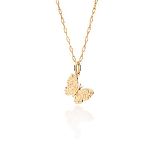 GOLD DETAILED BUTTERFLY PENDANT