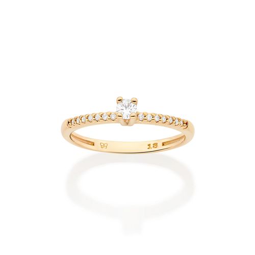 GOLD ESSENTIAL SOLITAIRE RING