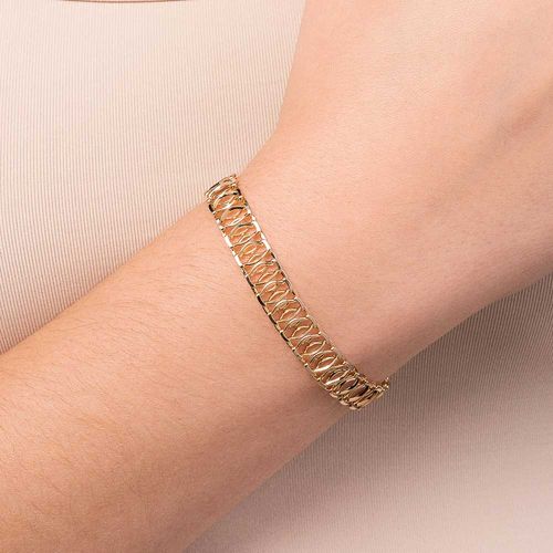 GOLD OCEANIC CHAINS BRACELET