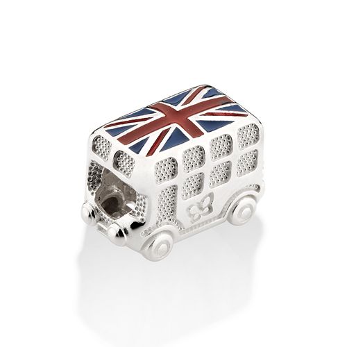 SILVER 925 ENGLAND BUS CHARM