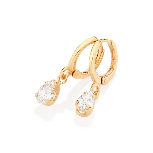 GOLD RELEVÉ HUGGIE EARRINGS