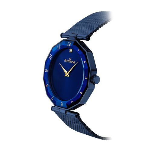 BLUE CLEAN ANALOG WATCH