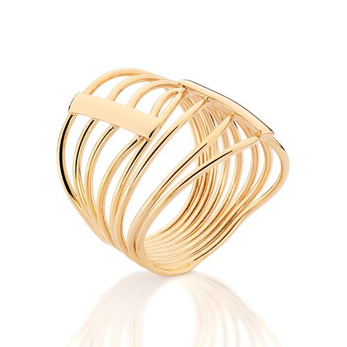 GOLD FULL FINGER BAND RING