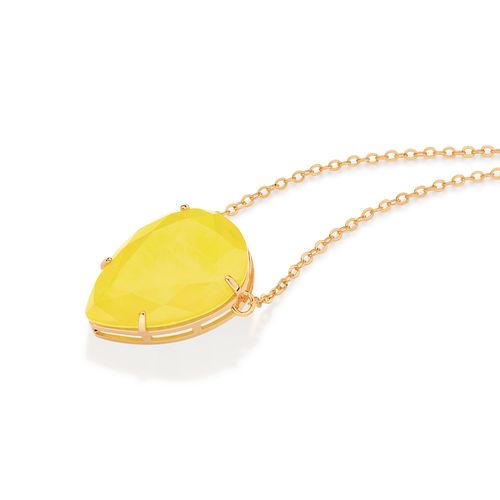 GOLD SUMMER DROPLET NECKLACE