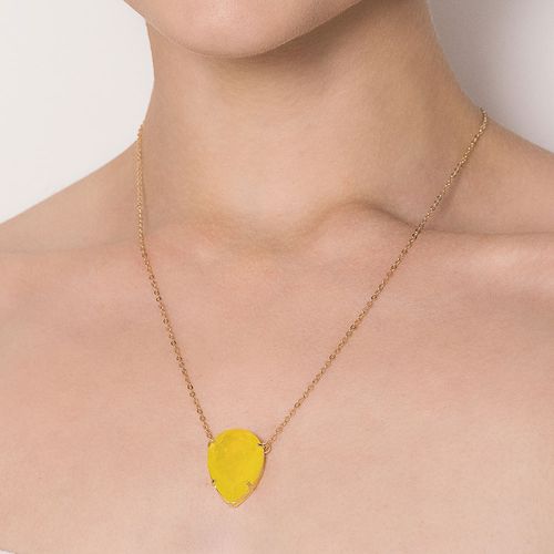 GOLD SUMMER DROPLET NECKLACE