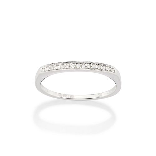 SILVER 925 STUDDED SKINNY RING