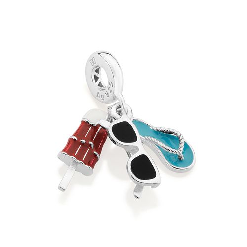 SILVER 925 BEACH KIT CHARM