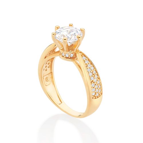 GOLD DANSEUR ENGAGEMENT RING