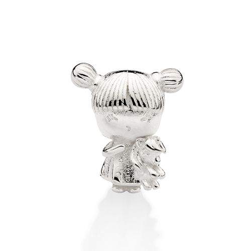 SILVER 925 GIRL WITH UNICORN CHARM