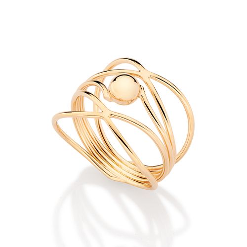 GOLD FLASHBACK MAXI RING