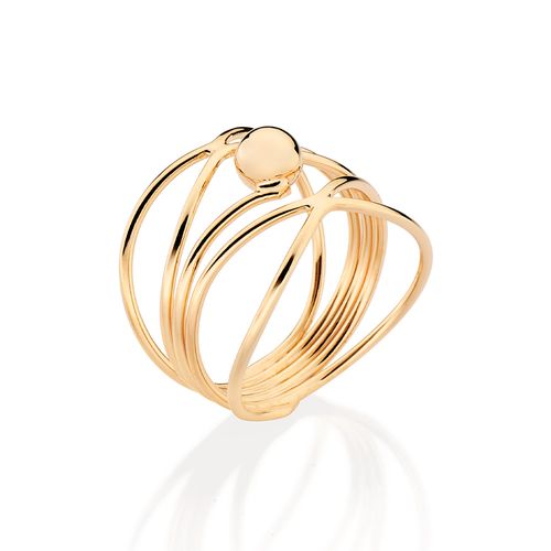 GOLD FLASHBACK MAXI RING