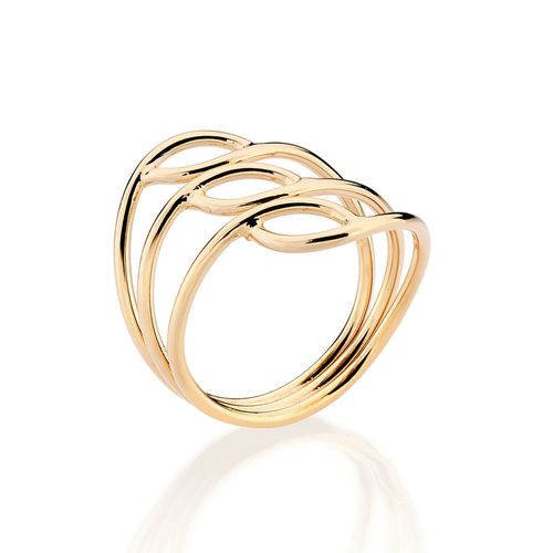 GOLD HERE AND NOW MAXI RING