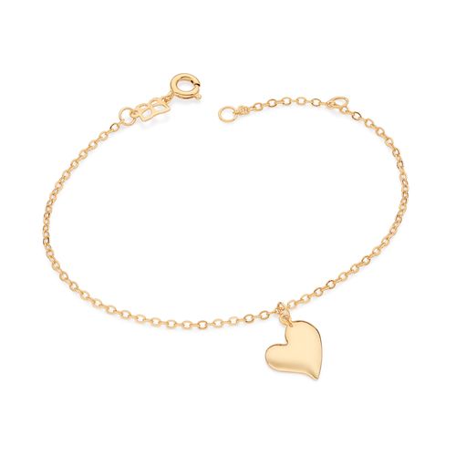 GOLD HEART BRACELET