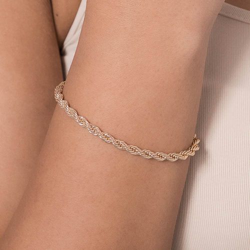 GOLD TWISTED CHAIN BRACELET