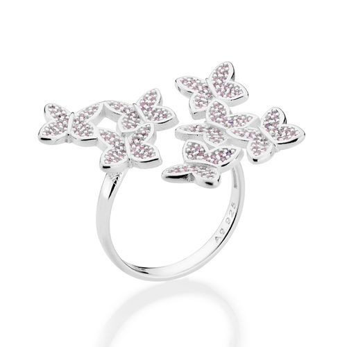 SILVER 925 BUTTERFLY TAKEOVER MAXI RING