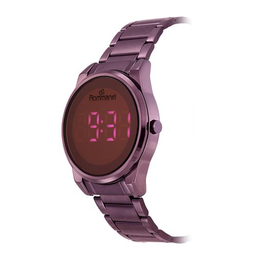 PURPLE DIGITAL LED WATCH