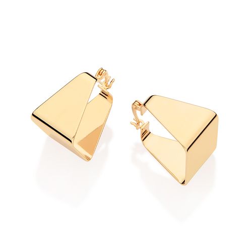 GOLD AUTUMN HUGGIE EARRINGS