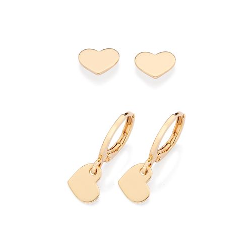 GOLD FULL ON HEARTS EARRINGS KIT