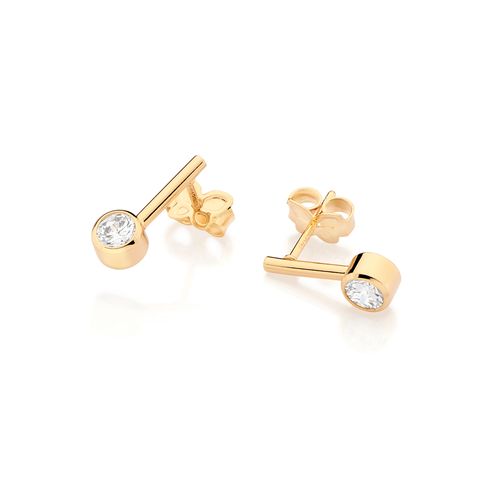 GOLD SIMPLE EVERYDAY STUDDED EARRINGS