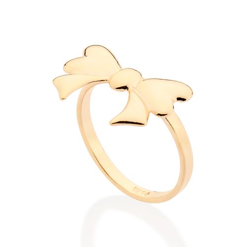 GOLD BOW RING