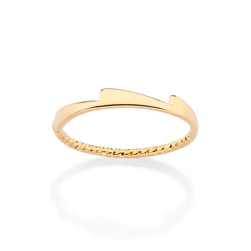 GOLD REWIND SKINNY RING