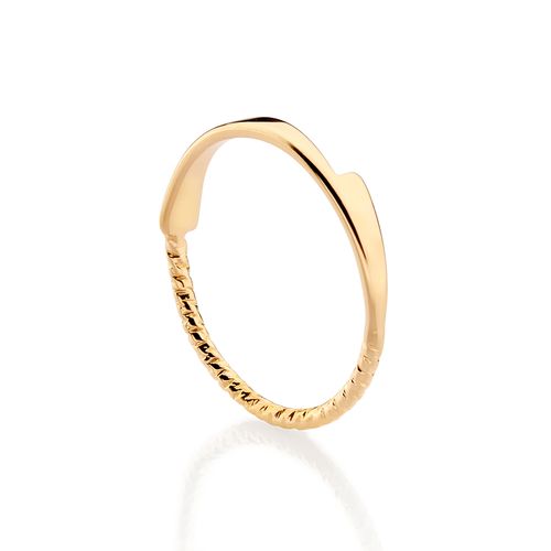 GOLD REWIND SKINNY RING