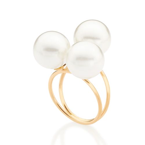 GOLD PEARL OF THE SEA RING