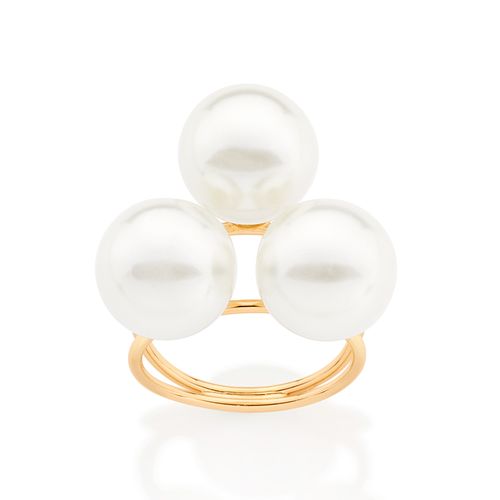 GOLD PEARL OF THE SEA RING
