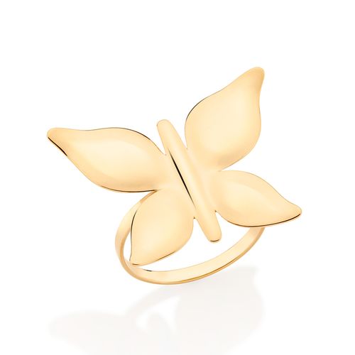 GOLD BUTTERFLY MAXI RING