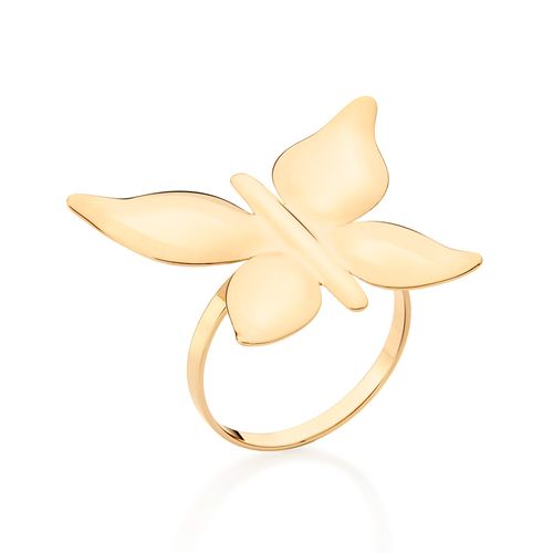 GOLD BUTTERFLY MAXI RING