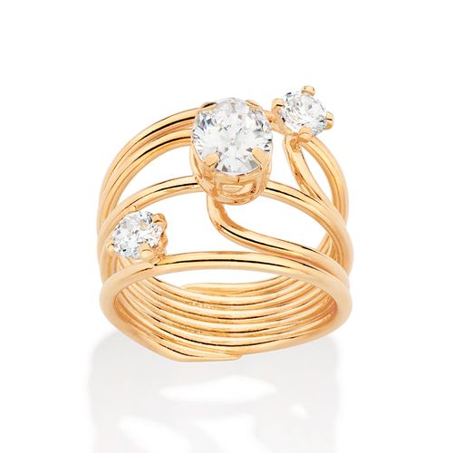 GOLD SHOW TIME MAXI RING