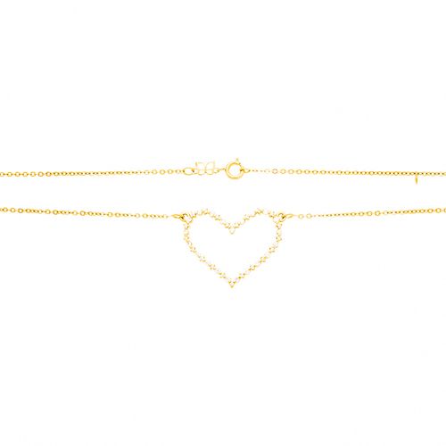 GOLD CHAIN WITH ZIRCONIA