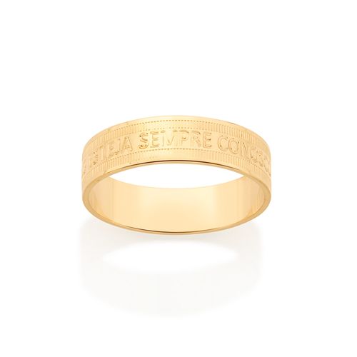 GOLD RELIGIOUS WEDDING BAND
