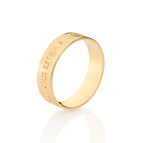 GOLD RELIGIOUS WEDDING BAND