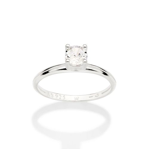 SILVER EVERYDAY ENGAGEMENT RING
