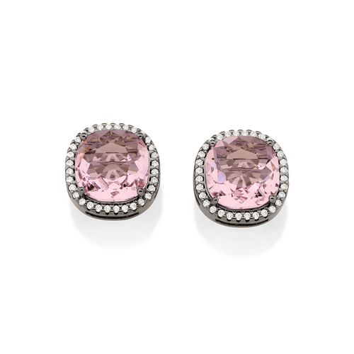 BLACK RHODIUM NEW POWER EARRING