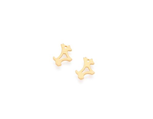 GOLD KID'S EARRING