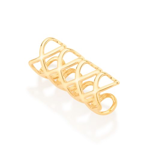 GOLD GEOMETRIC EAR CUFF EARRINGS