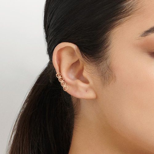 GOLD GEOMETRIC EAR CUFF EARRINGS