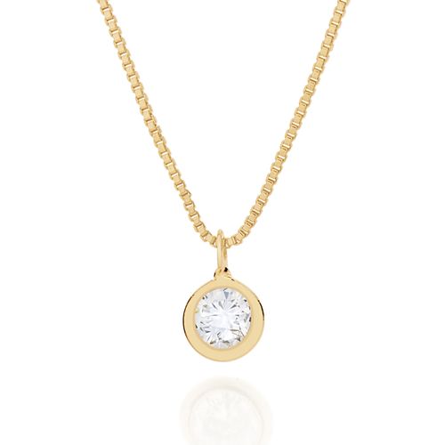 GOLD POINT OF LIGHT NECKLACE