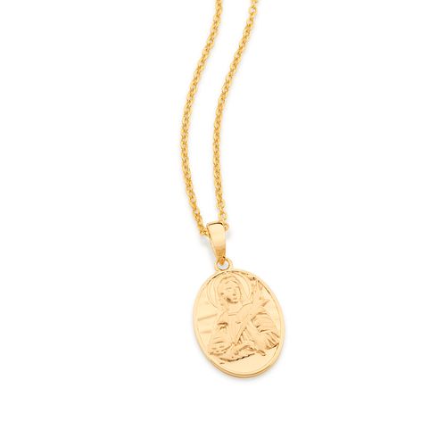 GOLD SAINT LUCY PENDANT