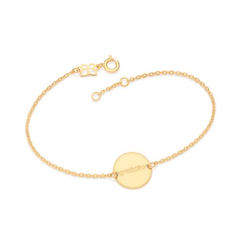 GOLD GRATIDÃO (GRATITUDE) CIRCLE BRACELET