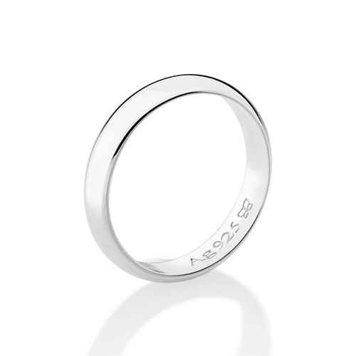 SILVER 925 MEDIUM WEDDING BAND