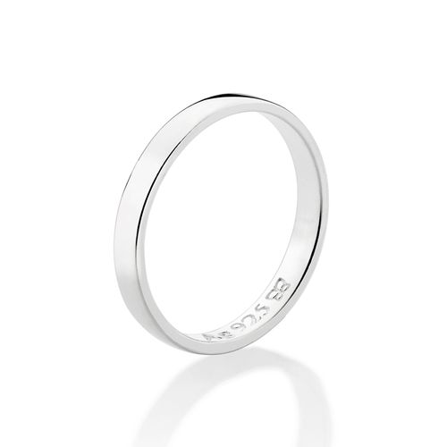 SILVER 925 THIN WEDDING BAND