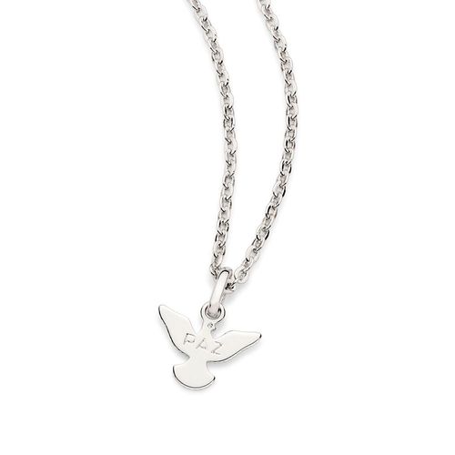 PLATINUM HOLY SPIRIT PAZ (PEACE) PENDANT